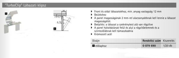 Hettich Korrekt állítható műa. szoklilábak, 2 részes, 450 kg teherb. mag: 50-200 mm - Image 7